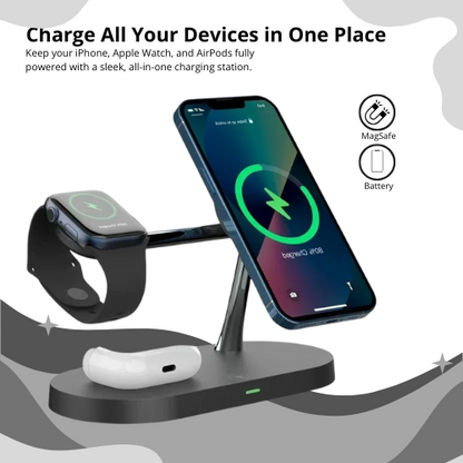 AirMag 3-in-1 Magnetic Charger Stand